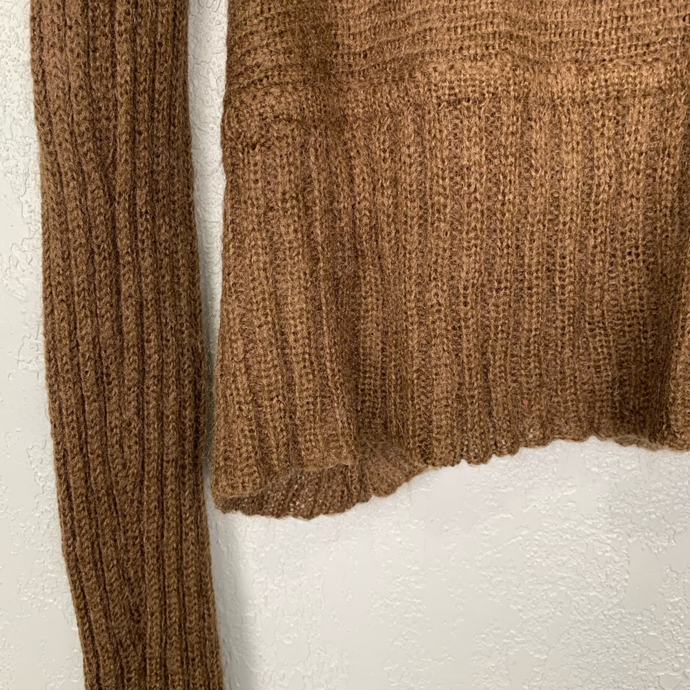 Free People chunky knit mohair blend open cardigan - Picture 4 of 8